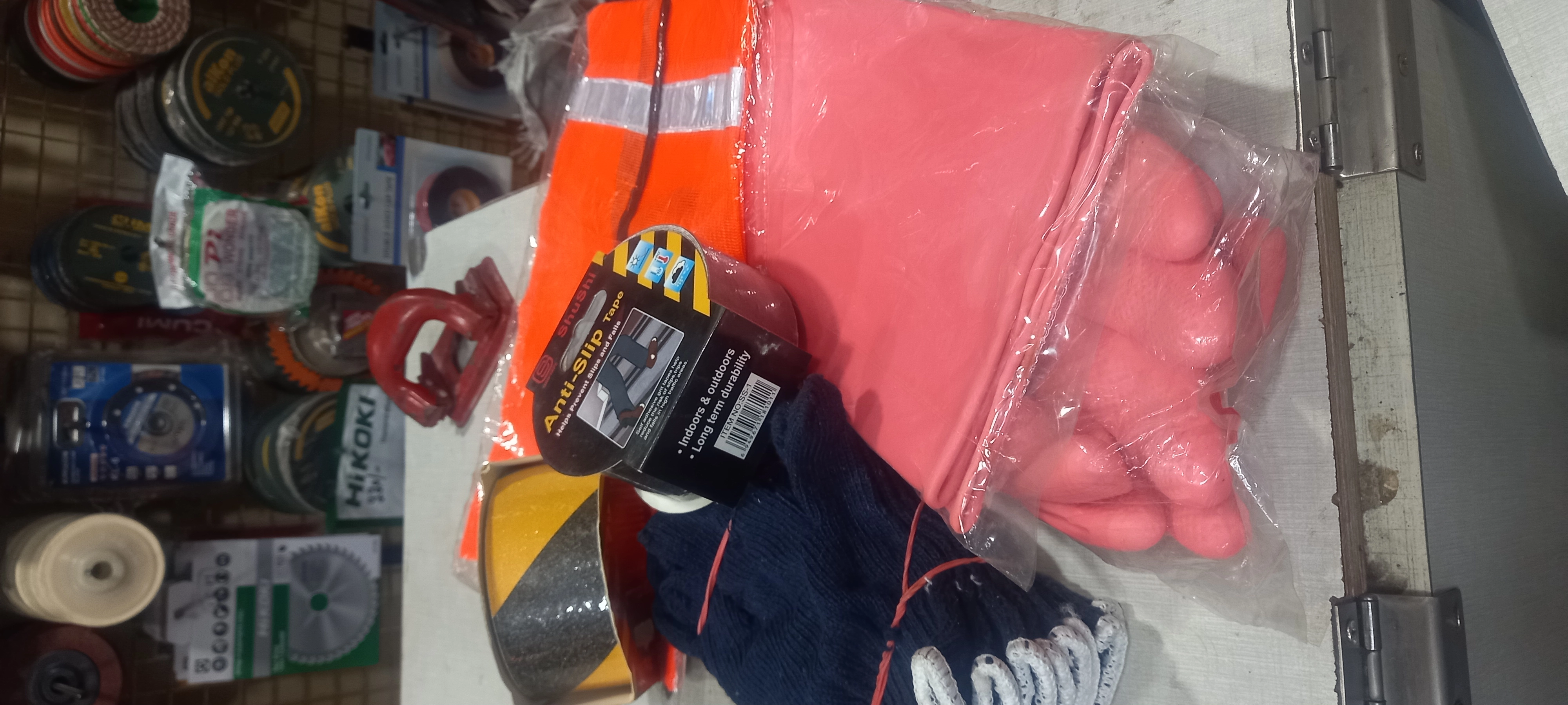 Safty gloves jacket reflecters